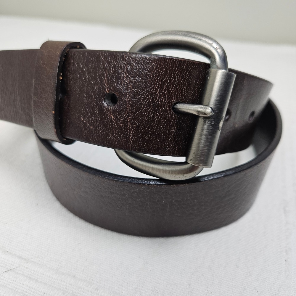 Classic‎ Leather Belt Men's 34/36 Dark Brown